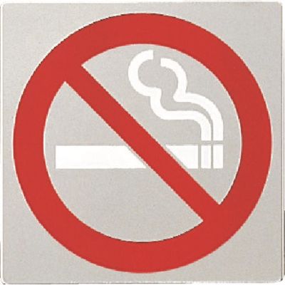 光 ステンレスサインプレート 禁煙マーク KS1114-13 1枚 224-7658（直送品）