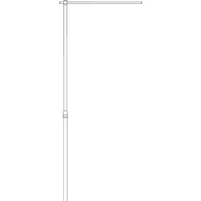 つくし工房 つくし 桃太郎旗専用伸縮ポール 695-P 1本 821-8807（直送品）