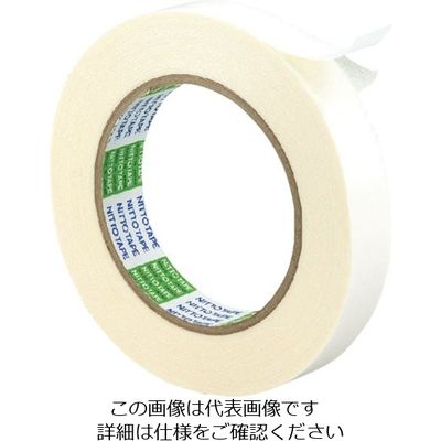 日東 ウレタンフォーム貼り合わせ用両面テープ No.501L 10mm×20m ホワイト 501L-10X20 1セット(120巻)（直送品）