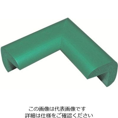 カーボーイ 安心クッション コーナー用 小 油面接着仕様 グリーン AC-28YS 1個 854-7809（直送品）