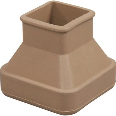 光 フリーサイズゴム脚キャップバラベージュ角20~30mm B-F4-2302 1セット(100個) 215-8979（直送品）