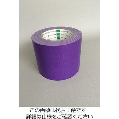 オカモト 布テープ NO111カラー 紫 100ミリ 111V100 1セット(18巻) 828-3029（直送品）