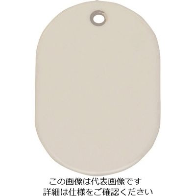 光 小判札 アクリル クリーンホワイト KF31-7 1セット(50枚) 216-0581（直送品）