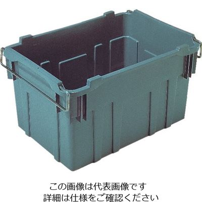 三菱ケミカル ヒシ K型コンテナ(取手付) グレー K-110 GY 1個 106-0497（直送品）