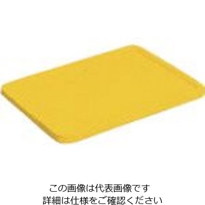 岐阜プラスチック工業 RISU Rボックス型コンテナ 134628 B型プラテナーRBー54・28蓋 黄 RB-54.28F Y 1個（直送品）