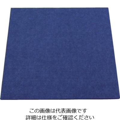 アイテック 光 吸音フェルト 400×400×9 ブルー KQFT409-4 1セット(4枚) 107-7437（直送品）