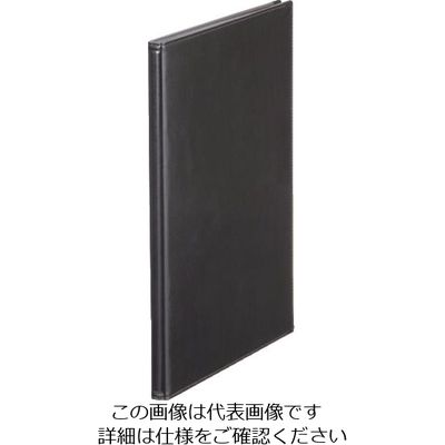 キングジム KING JIM レザフェスメニューファイル A4タテ型 黒 2ポケット 最大8ポケット 1972LF-BK 1冊（直送品）