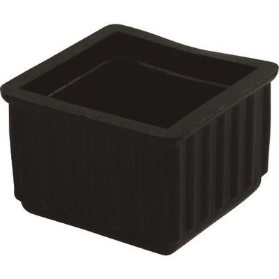 光 イス脚キャップバラ 黒角 31mm B-BE-4-312 1セット(200個) 216-2180（直送品）