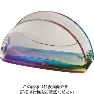 アイテック 光 アクリルクリスタル 104mm 透明 レインボー K-123RB 1個 112-1739（直送品）