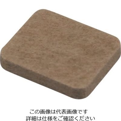 光 硬質フェルトバラ ブラウン29×25mm B-PQ2925-2 1セット(400個) 216-2183（直送品）