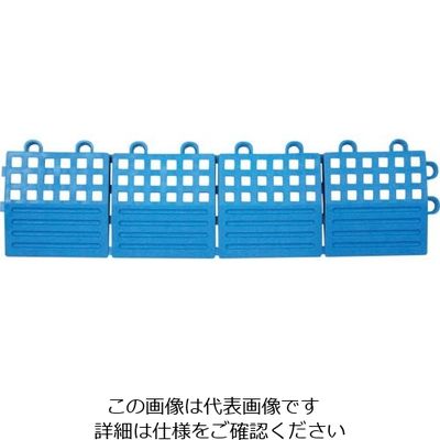 テラモト タッチマット2専用ふち 中ふちメス 青 MR-064-694-3 1個 782-5030（直送品）