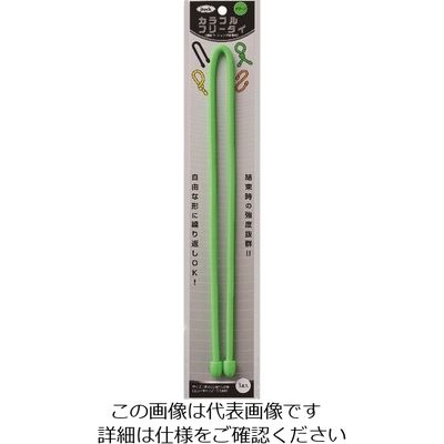 アイテック 光 カラフルフリータイ600×6mmグリーン KFRT606-4 1セット(5個) 216-2166（直送品）