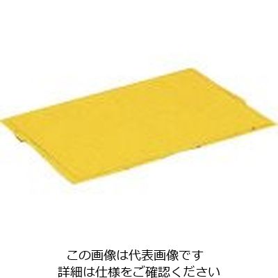 岐阜プラスチック工業 リス 折りたたみコンテナー 109930 蓋CBー75蓋2(IC蓋) 黄 CB-75-2F Y 1枚 868-6852（直送品）