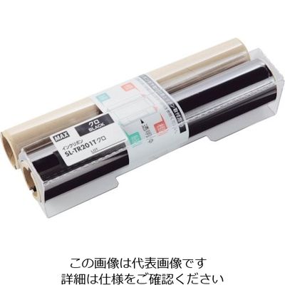 マックス MAX ビーポップ CPMー200用インクリボン(詰替用)SLーTR203Tアカ 50m巻 SL-TR203T 1個（直送品）