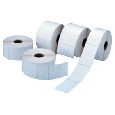 マックス MAX 感熱ラベルプリンタ LPー80用 上質感熱紙ラベル 40×46mm LP-L4046 1箱(6巻) 135-9218（直送品）