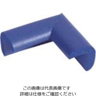 カーボーイ 安心クッション コーナー用 極細 ブルー AC75 1個 854-7886（直送品）