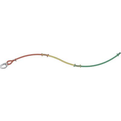 つくし工房 つくし 3色介錯ロープ・専用フックセット 3255 1組 851-6611（直送品）