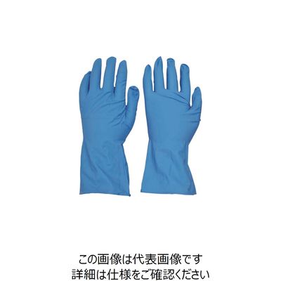 ダンロップホームプロダクツ ダンロップ Bー133 ニトリルゴムうす手 裏毛なし L ブルー 6347 1双 857-1882（直送品）