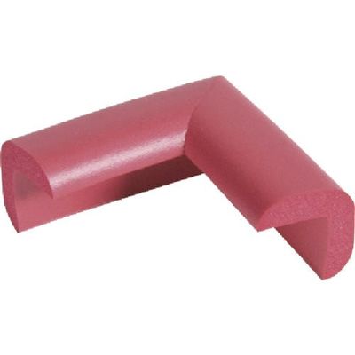 カーボーイ 安心クッション コーナー用 細 レッド AC65 1個 854-7866（直送品）