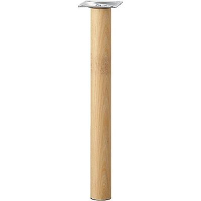 アイテック 光 スマートレグ木製丸脚32.8×300mmシルバー KSW-3330 1セット(4本) 820-1679（直送品）