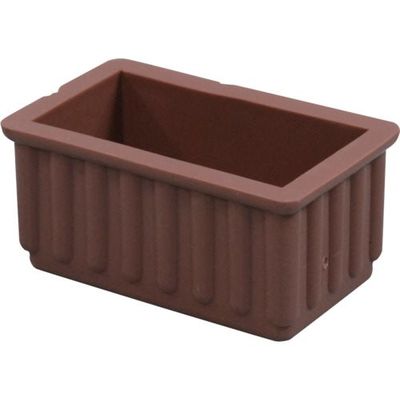 アイテック 光 イス脚キャップ茶 長角 24×45 BE-24-23 1セット(10個) 112-8053（直送品）