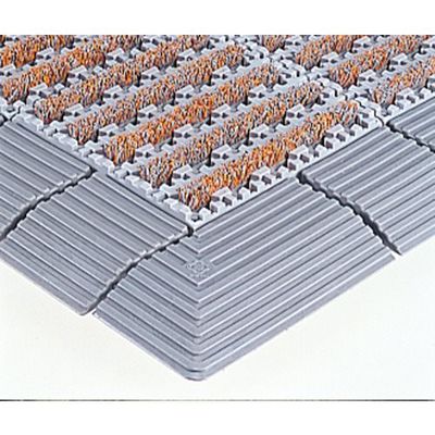 テラモト ナイロンブラッシュHー30灰 MR-097-072-4 1枚 855-1113（直送品）