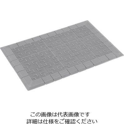 テラモト 屋外マット テラロイヤルマット 灰 900×1500mm MR-050-052-5 1枚 782-4718（直送品）