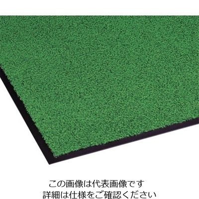 テラモト 屋内マット ニュートレビアン 緑 900×1800mm MR-034-248-1 1枚 817-3381（直送品）
