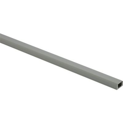 光 配線カバー グレー 9.1×16.2×1820mm LC1683 1セット(5本) 820-1761（直送品）