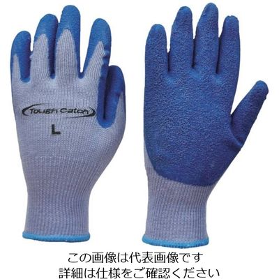 ダンロップホームプロダクツ ダンロップ 天然ゴム作業用背抜き手袋 タフキャッチ LL ブルー 7755 1双 854-8546（直送品）