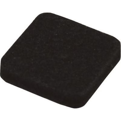 光 硬質フェルト ブラック 25×25mm LPQ-2541 1セット(40個:8個×5パック) 215-4272（直送品）