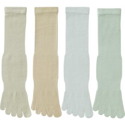 アトム 5本指靴下サポーター付 カラー 4足組 BP2211-4P 1セット(20双:4双×5組) 857-2571（直送品）