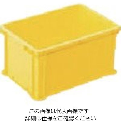 岐阜プラスチック工業 RISU Rボックス型コンテナ 134246 B型プラテナーRBー36 黄 RB-36 Y 1個 868-7092（直送品）