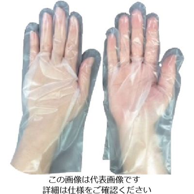 オカモト（OKAMOTO） オカモト イージーグローブ738ポリLD外エンボス L 100枚入 738L 808-1196（直送品）