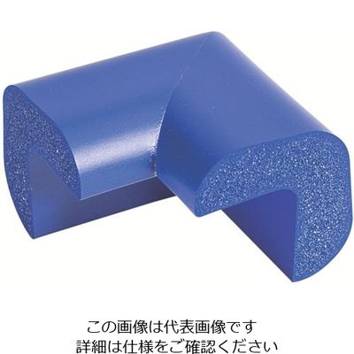 カーボーイ 安心クッション コーナー用 大 油面接着仕様 ブルー AC-19YS 1個 854-7791（直送品）