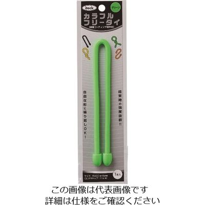 アイテック（AiTec） 光 カラフルフリータイ300×6mmグリーン KFRT306-4 1セット（5個） 216-0608（直送品）