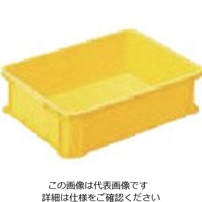 岐阜プラスチック工業 RISU Rボックス型コンテナ 133997 B型プラテナーRBー28 黄 RB-28 Y 1個 868-7087（直送品）