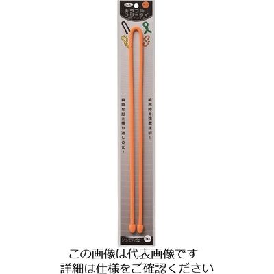 アイテック（AiTec） 光 カラフルフリータイ750×6mmオレンジ KFRT806-3 1セット（5個） 216-2193（直送品）