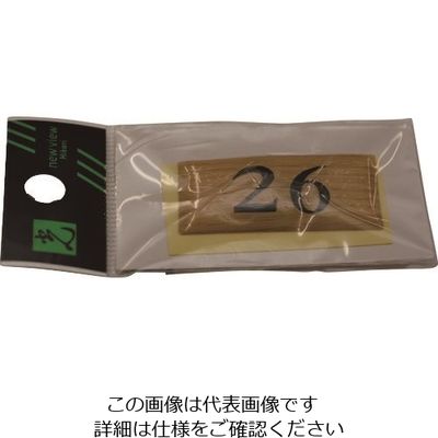 光 テーブルナンバー BJ25-6 1枚 112-9596（直送品）