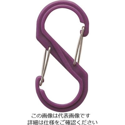 アイテック 光 S型カラビナ 小 パープル B-KRSA61-4 1セット(5個) 113-1137（直送品）