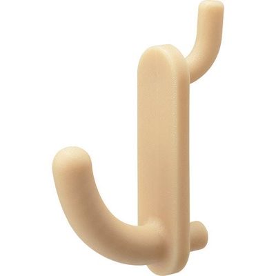 光 パンチングボード用樹脂フック薄茶バラ1P10入 BPF-116 1セット(50個:10個×5パック) 215-5882（直送品）