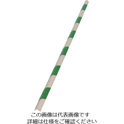 カーボーイ 安心クッション L字型90cm 細 グリーン/ホワイト AC133 1本 821-9698（直送品）