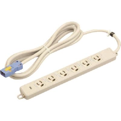 明工社 明工 OA用抜止接地タップ6コ口ハー MR7906NT3 1本 736-0207（直送品）