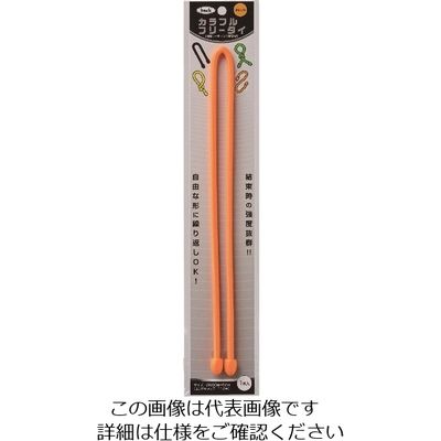 アイテック（AiTec） 光 カラフルフリータイ600×6mmオレンジ KFRT606-3 1セット（5個） 215-5853（直送品）