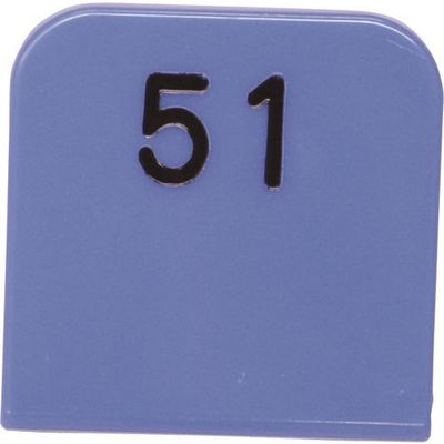 光 親子札 ブルー 51~100 KF969-3B 1箱(50組) 216-2142（直送品）