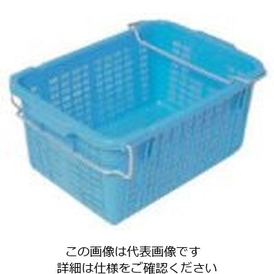 岐阜プラスチック工業 リス メッシュコンテナ 129501 プラスケットNo.450持手付39L 黄 NO-450 Y 1個（直送品）