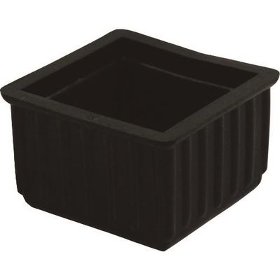 光 イス脚キャップバラ 黒角 36mm B-BE-4-362 1セット(200個) 215-2751（直送品）