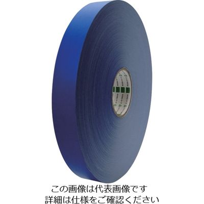 自動封緘機用テープ クラフトテープ NO224WC環境思いカラー長尺 青50ミリ×500M 224WC50500B 1セット(5巻)（直送品）