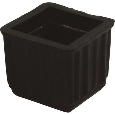 光 イス脚キャップバラ 黒角 21mm B-BE-4-212 1セット(200個) 215-4336（直送品）