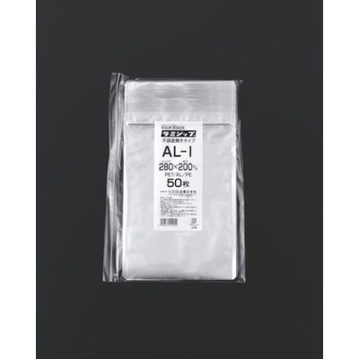 生産日本社 セイニチ チャック袋 「ラミジップ」 ALーI 平袋アルミタイプ(800枚入) 1箱(800枚) 584-2956（直送品）